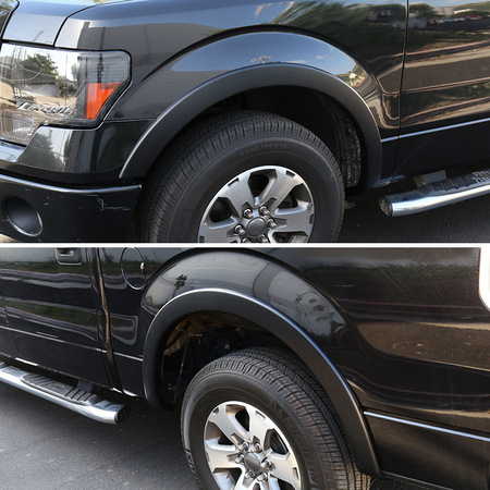 Spec-D Tuning 09-14 Ford F150 Factory Style Fender Flares- Black FDF-F15009BK-RS